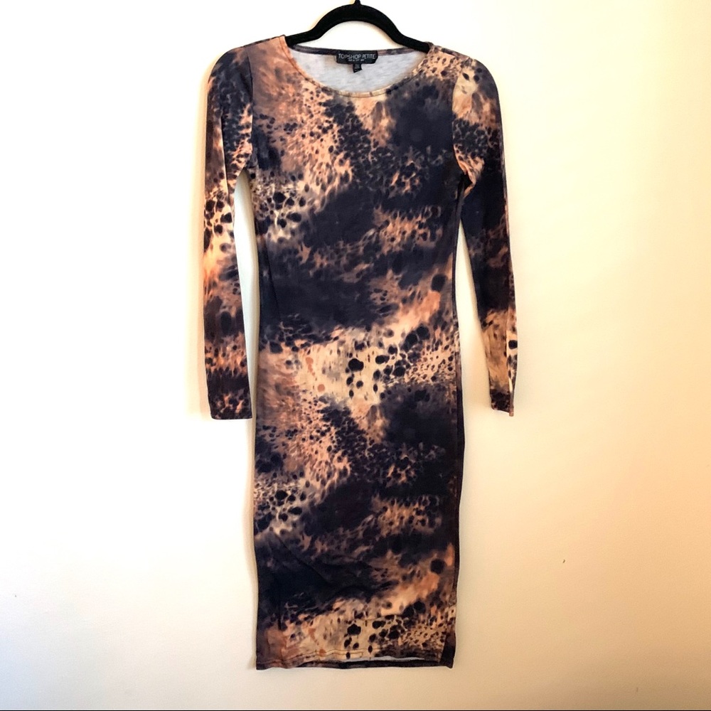 Top Shop tie dye dress